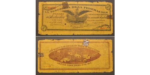 25 Centavo Mexique (1867 - )  