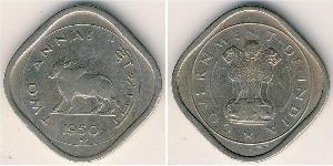 0.5 Анна Индия (1950 - ) Никель/Медь 