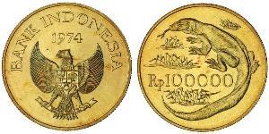 100000 Rupiah Indonesien (1945 - ) Gold 