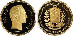 10000 Bolivar Venezuela (1811 - ) Gold Simon Bolivar (1783 - 1830)