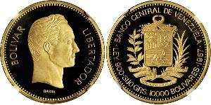 10000 Bolivar Venezuela (1811 - ) Gold Simon Bolivar (1783 - 1830)