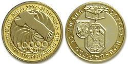 10000 Dram Armenia (1991 - ) Oro 