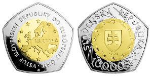 10000 Krone Slovaquie Palladium/Or 
