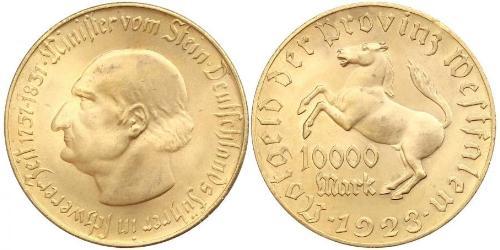 10000 Mark Allemagne Laiton 