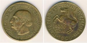 10000 Mark Alemania Latón 