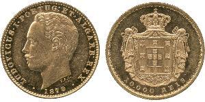10000 Reis Regno del Portogallo (1139-1910) Oro Luigi del Portogallo (1838 - 1889)
