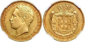 10000 Reis Reino de Portugal (1139-1910) Oro Luis I de Portugal (1838 - 1889)