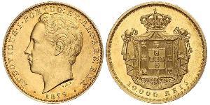 10000 Reis Reino de Portugal (1139-1910) Oro Luis I de Portugal (1838 - 1889)
