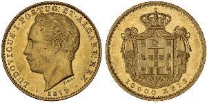 10000 Reis Reino de Portugal (1139-1910) Oro Luis I de Portugal (1838 - 1889)