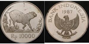 10000 Rupia indonesiana Indonesia Argento 