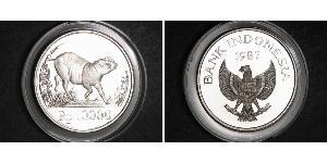 10000 Rupiah Indonesia (1945 - ) Silver 