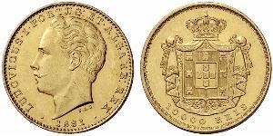 10000 Рейс Королевство Португалия (1139-1910) Золото Луиш I (1838 - 1889)