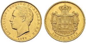 10000 Рейс Королевство Португалия (1139-1910) Золото Луиш I (1838 - 1889)
