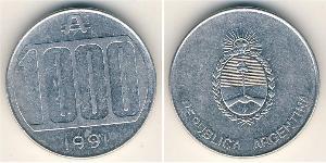 1000 Austral 阿根廷 铝 