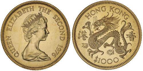 1000 Dollar Hongkong Gold Elizabeth II (1926-2022)