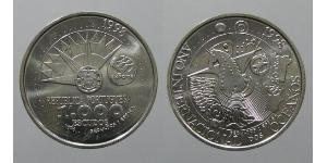 1000 Escudo Republica Portuguesa (1975 - ) Plata 