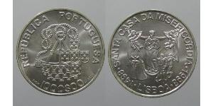 1000 Escudo Republica Portuguesa (1975 - ) Plata 