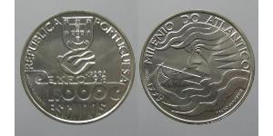 1000 Escudo Republica Portuguesa (1975 - ) Silber 