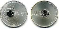 1000 Escudo 葡萄牙 銀 