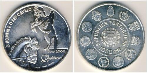 1000 Escudo 葡萄牙 銀 