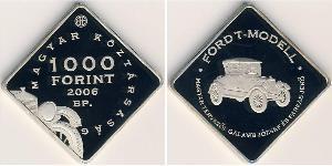 1000 Forint 匈牙利 銅/镍 