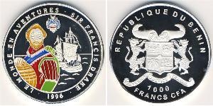 1000 Franc Bénin Argent 