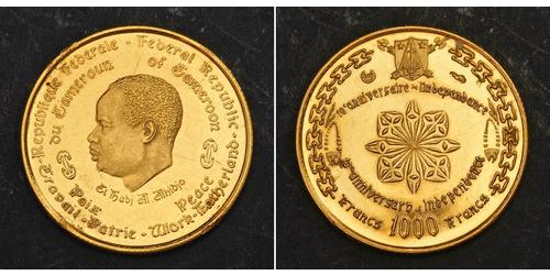 1000 Franc Kamerun Gold 