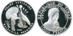 1000 Franc Chad (1960 - )  