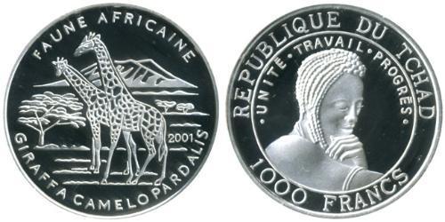 1000 Franc Chad (1960 - )  