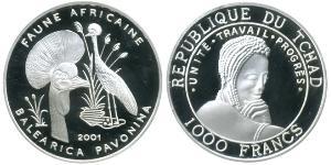 1000 Franc 乍得  