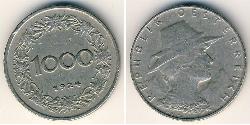 1000 Krone Primera República de Austria (1918-1934) Níquel/Cobre 