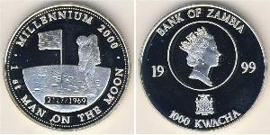 1000 Kwacha 赞比亚 銀 