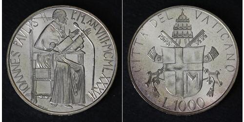 1000 Lira Vatican Argent 