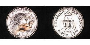 1000 Lira San Marino (301 - ) Argento 