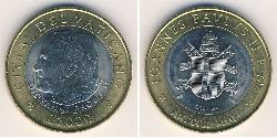 1000 Lira Vatikan (1926-) Bimetall 