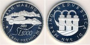 1000 Lira San Marino (301 - ) Silber 