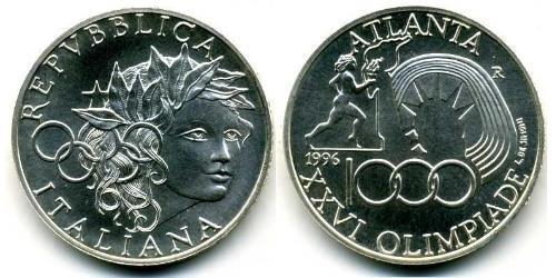 1000 Lira Italy Silver 