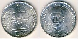 1000 Lira San Marino (301 - ) Silver 