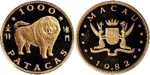 1000 Pataca Macao (1862 - 1999) Gold 