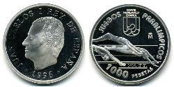1000 Peseta Reino de España (1976 - ) Silber 