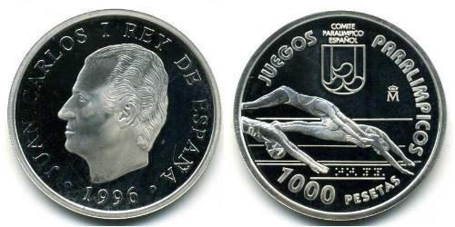 1000 Peseta Kingdom of Spain (1976 - ) Silver 