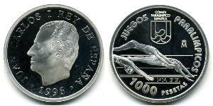 1000 Peseta 西班牙 銀 