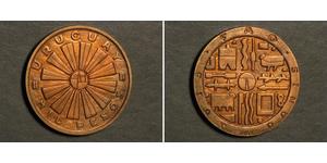 1000 Peso Uruguay (1825 - ) Bronze 