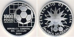 1000 Peso 乌拉圭 銀 
