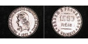 1000 Reis Brésil Argent 