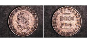 1000 Reis Brésil Argent 