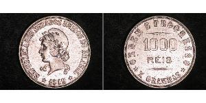 1000 Reis Brésil Argent 