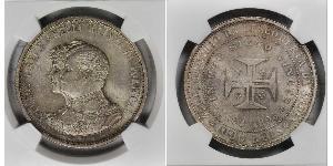 1000 Reis Regno del Portogallo (1139-1910) Argento Carlo I del Portogallo (1863-1908)