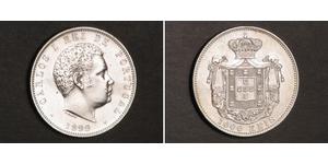 1000 Reis Regno del Portogallo (1139-1910) Argento Carlo I del Portogallo (1863-1908)