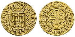 1000 Reis Royaume de Portugal (1139-1910) Or Joseph I of Portugal (1714-1777)